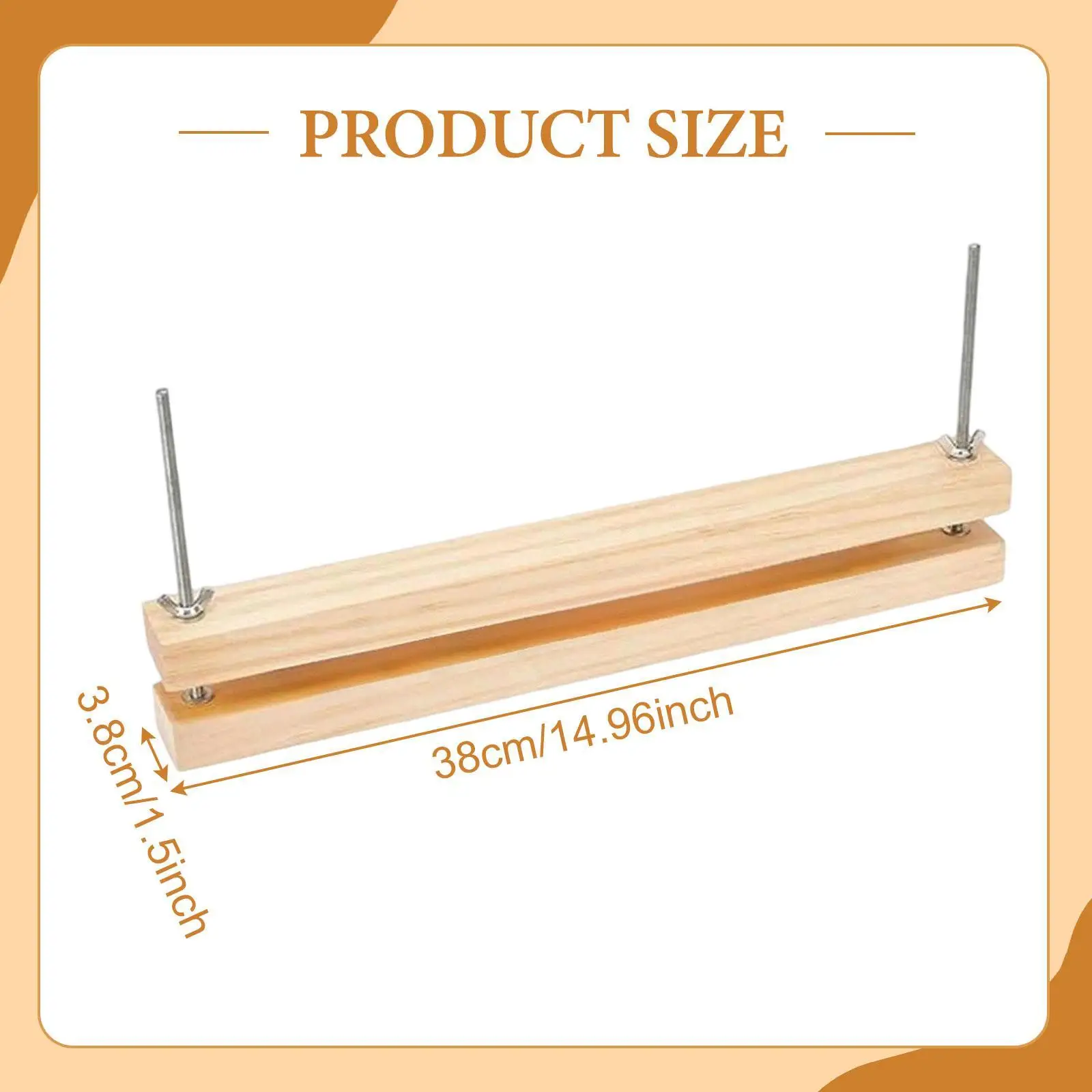 Wooden Bookbinding Press Convenient Multifunctional Bookbinding Machine for Desktop Office School Cardboard Ticket Marking - 6