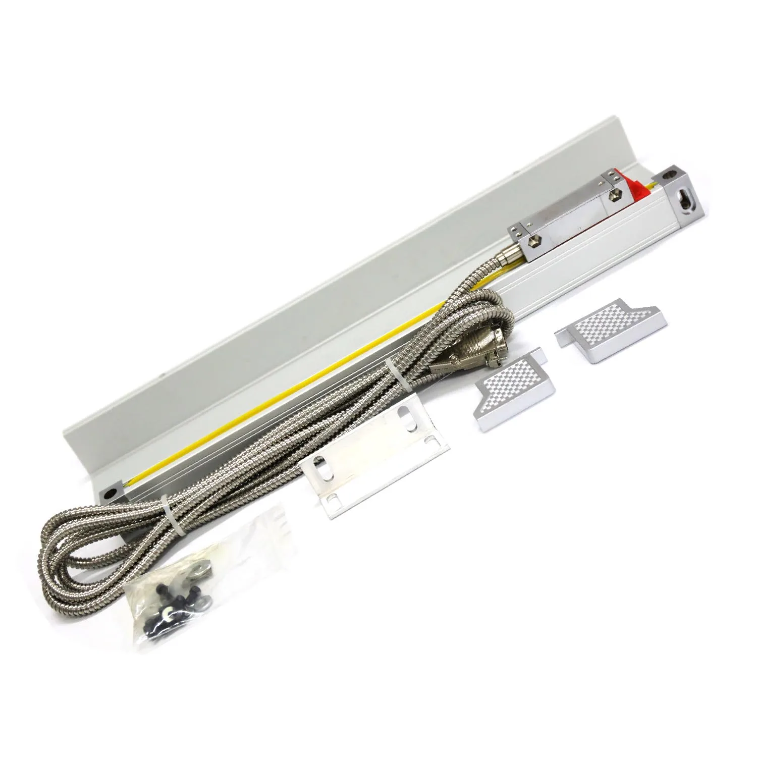Digital Linear Scale Thin High Precision 0.005mm Slim Linear Scale TTL 50 100 150 200 250 300 350 400mm 20x28mm Small Encoder Grating Ruler Sensor