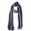 Casual Cashmere Men Striped Scarf Neck Warm Tassel Stole Winter Long Shawl Soft Thick Neck Wrap 4