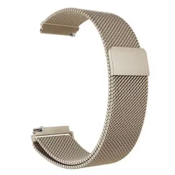 Elegant Milanese Magnetic Strap - Stainless Steel 20/22mm - Versatile Sport Band Bracelet for Redmi 3 5 Lite (Retro Gold)