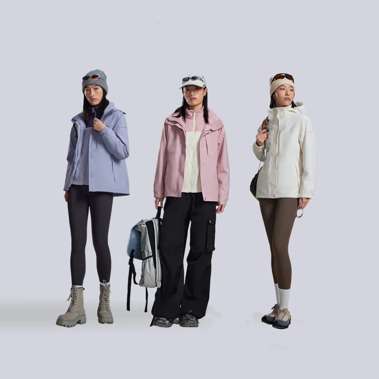 Metersbonwe المرأة مقاوم للماء جديد 3 في 1 سترة خا...