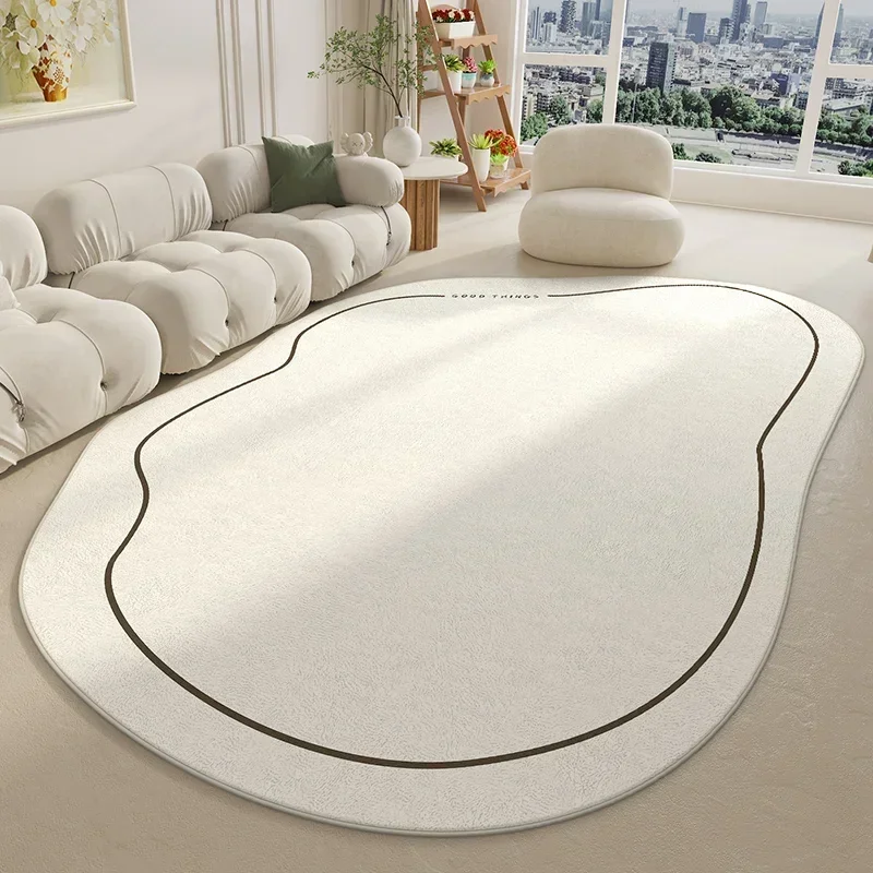 Rugs Living Room Rug Large Area Soft Fluffy Carpet Home Decoration White Floor Mats Bedroom Bedside Mat Shaggy 거실특대형카페트 거실러그 3