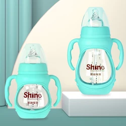 Biberones de 150/240ml para bebé, botella de alimentación con pezón, multifuncional, para beber leche y agua, biberón de doble uso