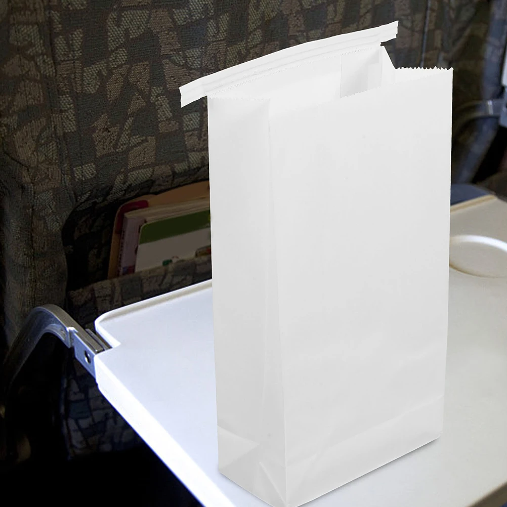 10pcs Bags Bag Vomit Disposable Barf Emesis Sickness Travel Car Sick Puke Pack Motion Sickness Vomit Car Airplane Cleaning Bags 3