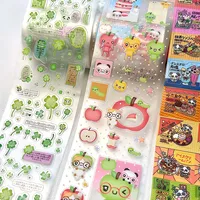 Four-leaf Clover Vintage PET Sticker Tapes Deco Stickers for Scrapbooking Cute Washi Tape for Diy Arts Crafts Album 1