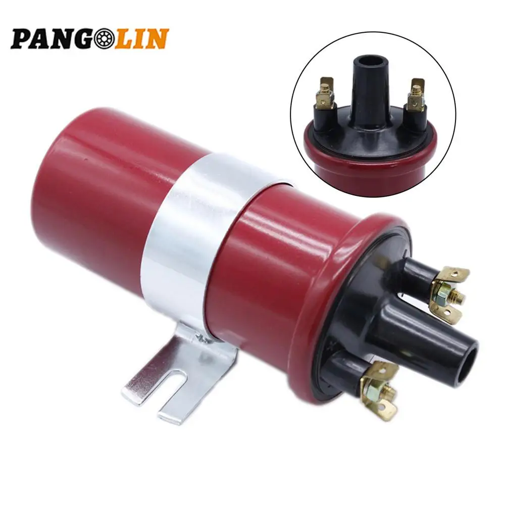 DLB105 12V Sports Ignition Coil High Performance Standard Ignition System Parts Universal Fit All Engines with Point & Condenser