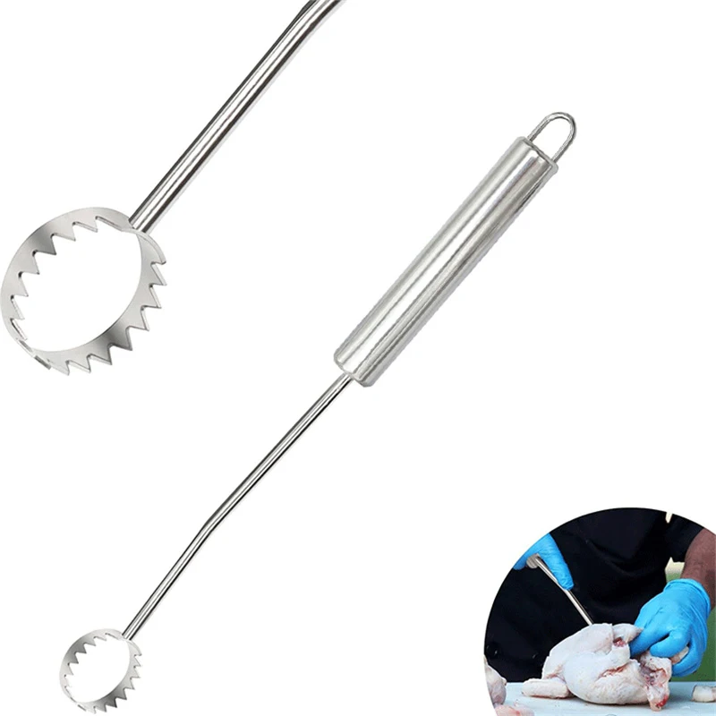 

Metal Tongue Scraper,Food Grade Stainless Steel Long Handle Sharp Zigzag Head Breathrx Tongue Scrapers