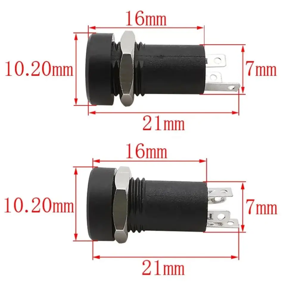 Keple Presa Jack Da 3,5 Mm, 2 Poli, Confezione Da 5 - Presa Audio-video