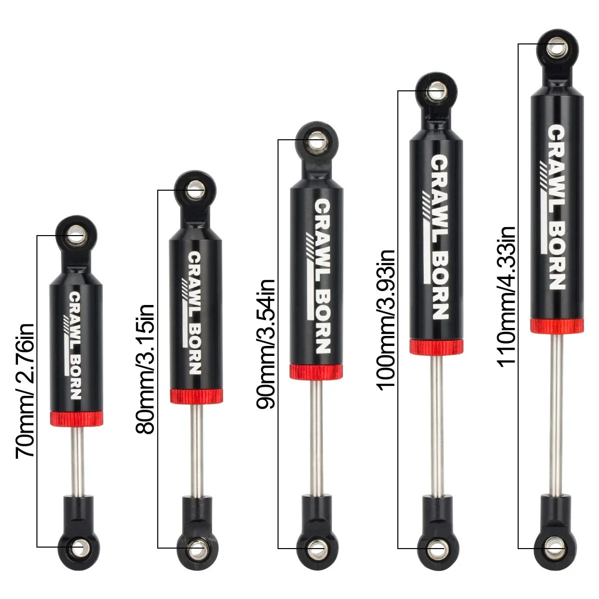Pneus de Voiture RC 1/10 70-110mm Lot de 4 - Caoutchouc Haute Performance