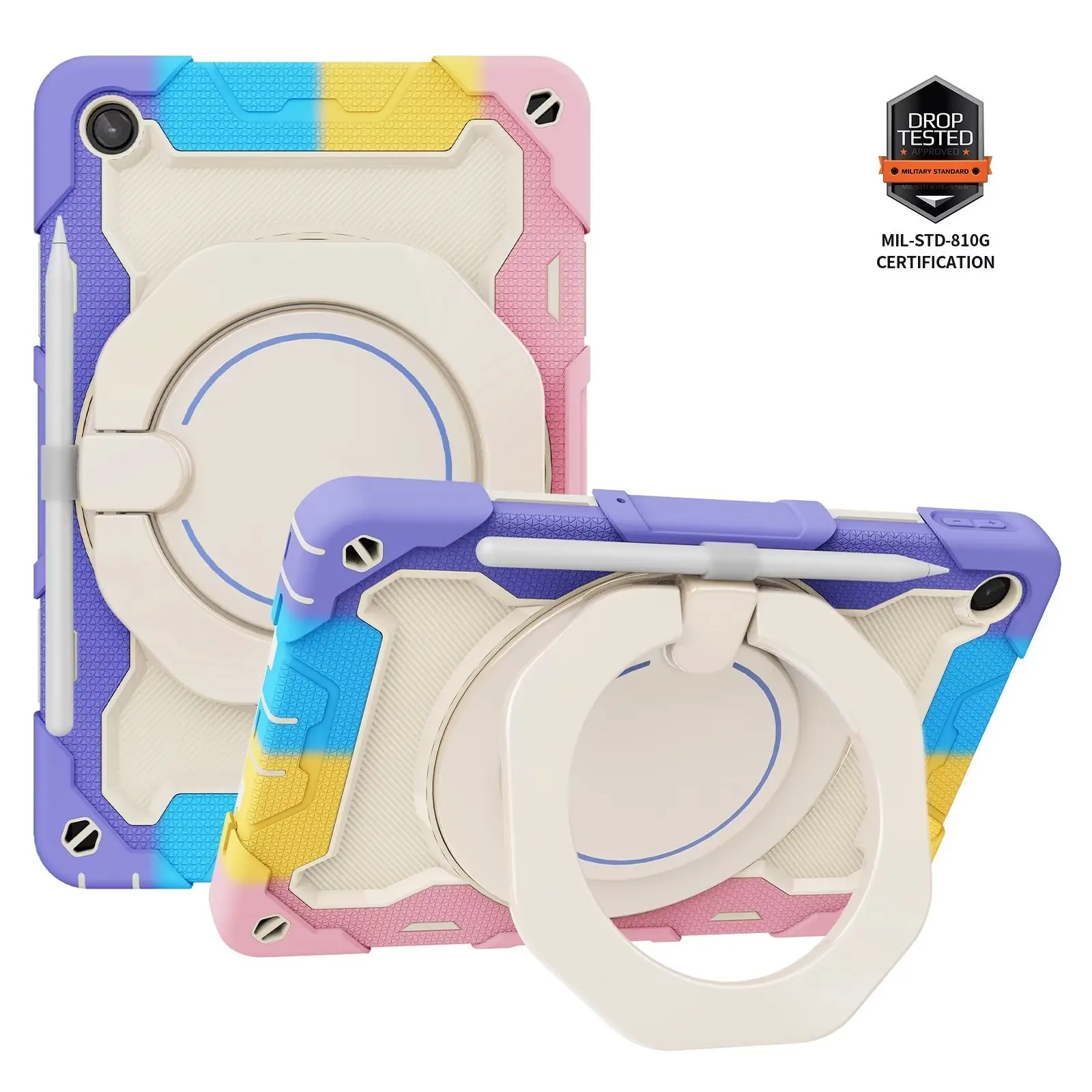 

Case For Lenovo Tab M10 Plus 10.6 2022 3rd Gen Shockproof Kids Protection Stand Cover For Lenovo TB-125F TB-128F +pen