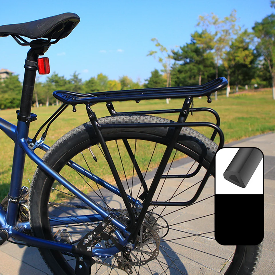 Bike Rear Rack Mount - Bicycle Back Seat Pannier Luggage Backpack Cargo...