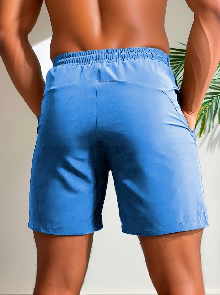 Herren-Unterteile für Sommer, Fitnessstudio, Workout, Laufen, Radfahren, schnell trocknende, atmungsaktive Sport-Shorts mit Kordelzug in der Taille, Ausgehen Outfit0428 – Detail 29