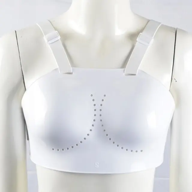 Durable XS-XL Fencing Chest Protector Protective Unisex Chest Guards White Elastic Band Body Gear Vest Kids 5