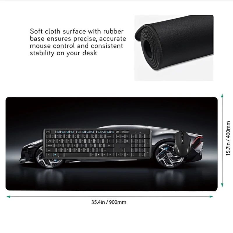 Black Car Ssports Car Mouse Pad Mousepad XXL 70x40cm 600x300 New MousePads Desk Mats Laptop Anti-slip Gamer Office Soft Mice Pad 4