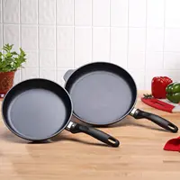 Nonstick Diamond Coated Nonstick Cookware 9.5" and 11" Aluminum Frying Pans Skillet Set 2