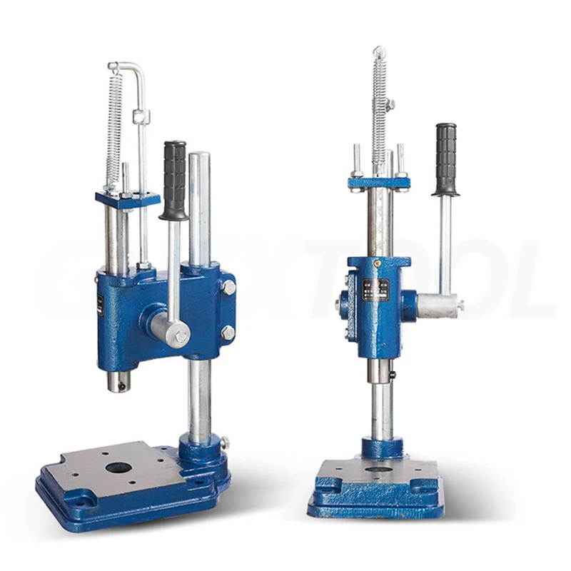 JM16 Type Punch Press Manual Press Round Square Head Hand Air Solid Small Punch Adjustable Hand Desktop