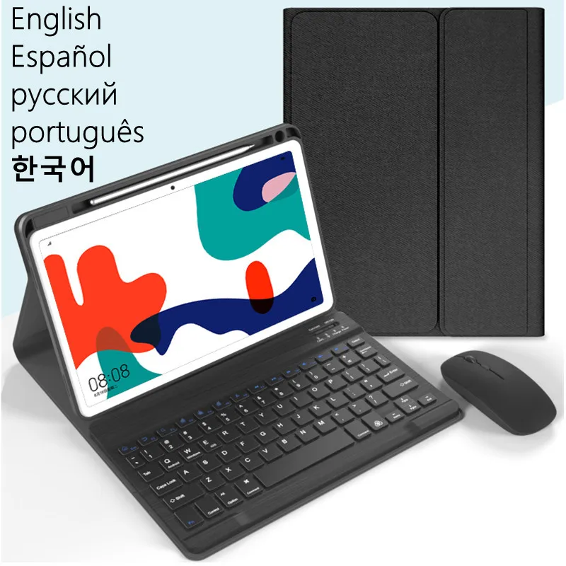 Capa de Teclado para Huawei Matepad Capa do Tablet Russo Espanhol Coreano Teclado Teclado para Mate Pad 11 Dby-w09 L09 10.95 in 2023