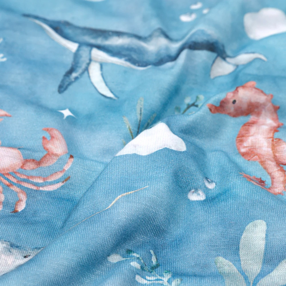 CozyFlute Baby Bamboo Cotton Wearable Sleep Sack Blanket - Winter Print