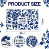1Pcs Passover Placemats Washable Seder Matzo Table Mats Pesach Decoration Durable Table Mats for Passover Holiday Kitchen Dining 2