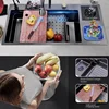 304 Stainless Steel Waterfall Kitchen Sink Multifunctional Nano Sink Large Size With Trash Can Hhigh-Pressure Cup Washer 3