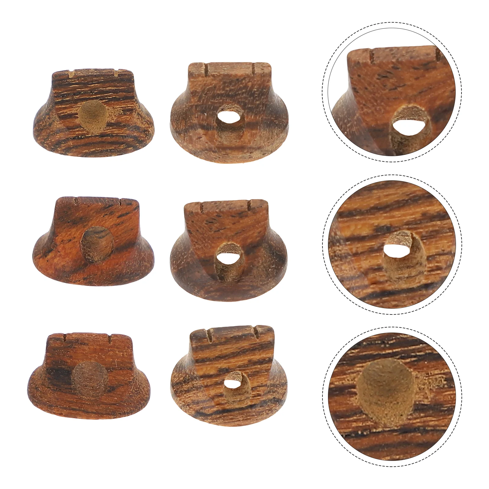 Erhu Bridge Chinese Ebony Wooden Accessories Musical Parts Violin Replacement Instrument Mandolin Balalaika Codes Tools Bridges