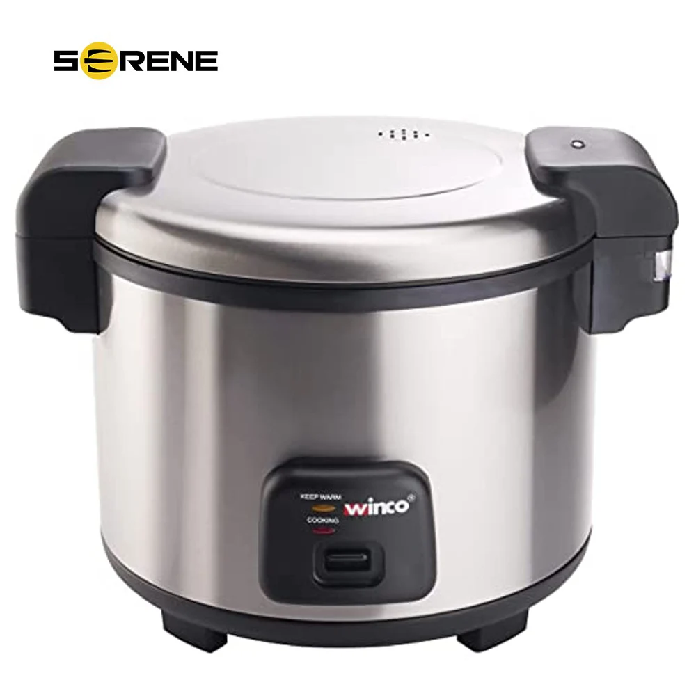 

Winco Commercial-Grade Electric Rice Cooker with Hinged Cover, 30 Cup Free Shipping 2023 US