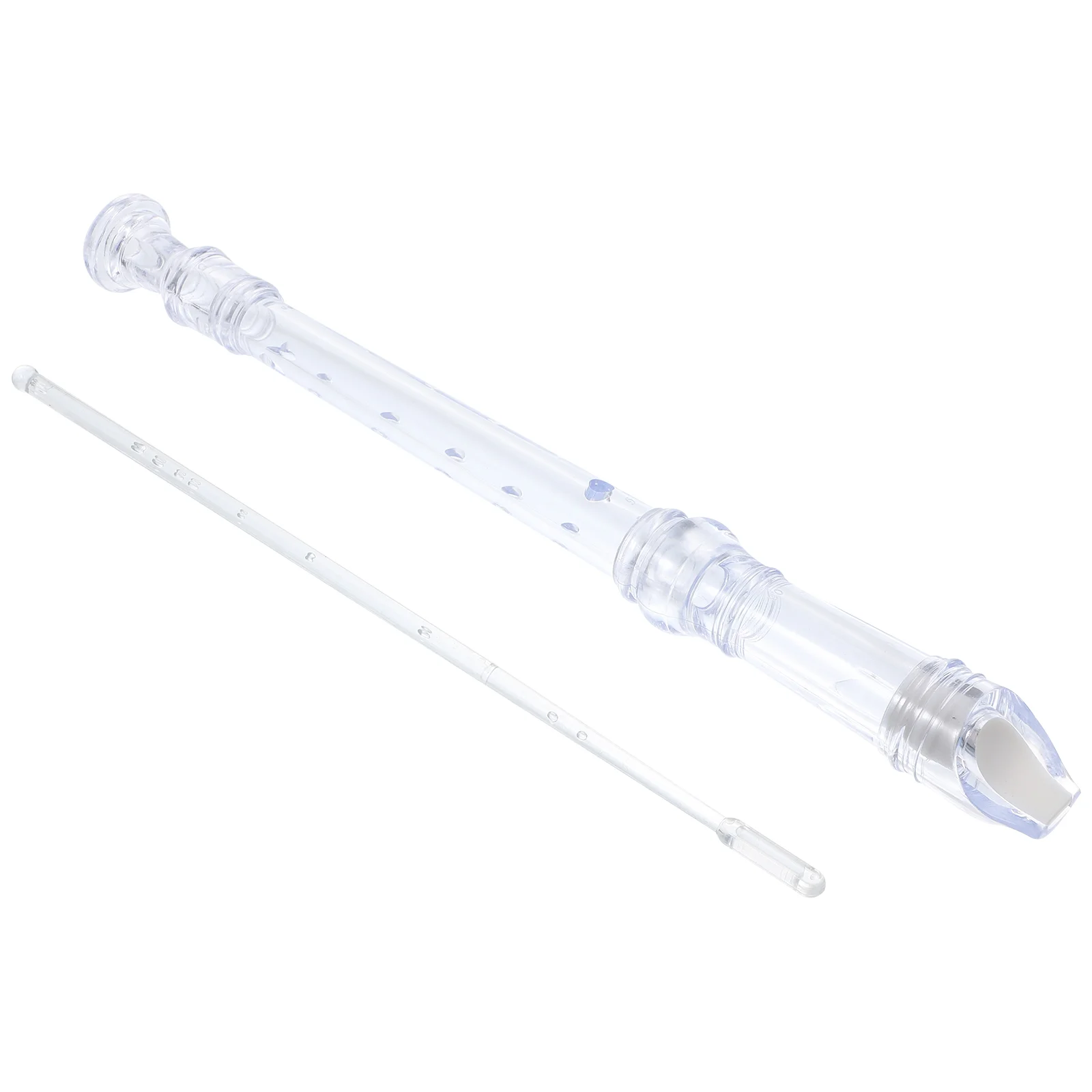 

Hole Recorder Instrument G Key Traditional Flute With Cleaning Rod Manual Wind Instrument