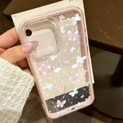 Elegant Black Butterfly Phone Case - Stylish Protective Cover - Galaxy S23 Ultra (NI28 - Pink)