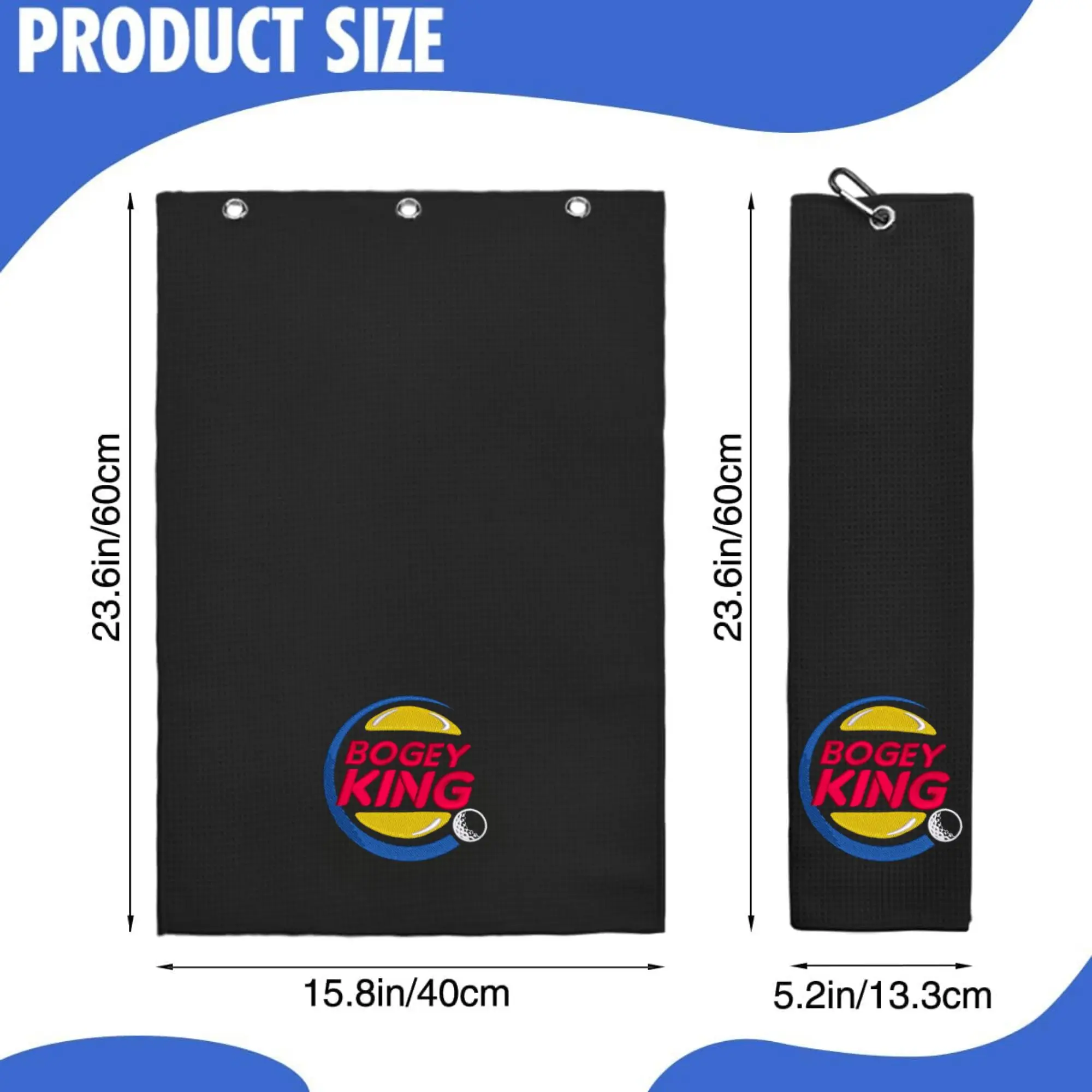 Funny Microfiber Premium Golf Towel Embroidered Golf Towels for Bags for Men&Women Accessories Men Golfers golf towel
