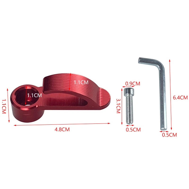 Motorcycle Helmet Hook Universal Aluminium Alloy Single Hole Dirt Bike Electric Scooter Motorcycle