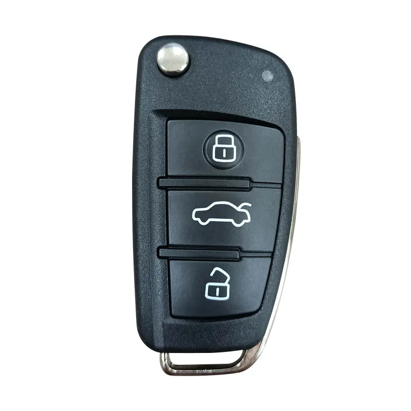 Audi A1 Q3 Flip Remote Key 3 Buttons 433MHz ID48 Chip 8X0 837 220 D No Logo 2