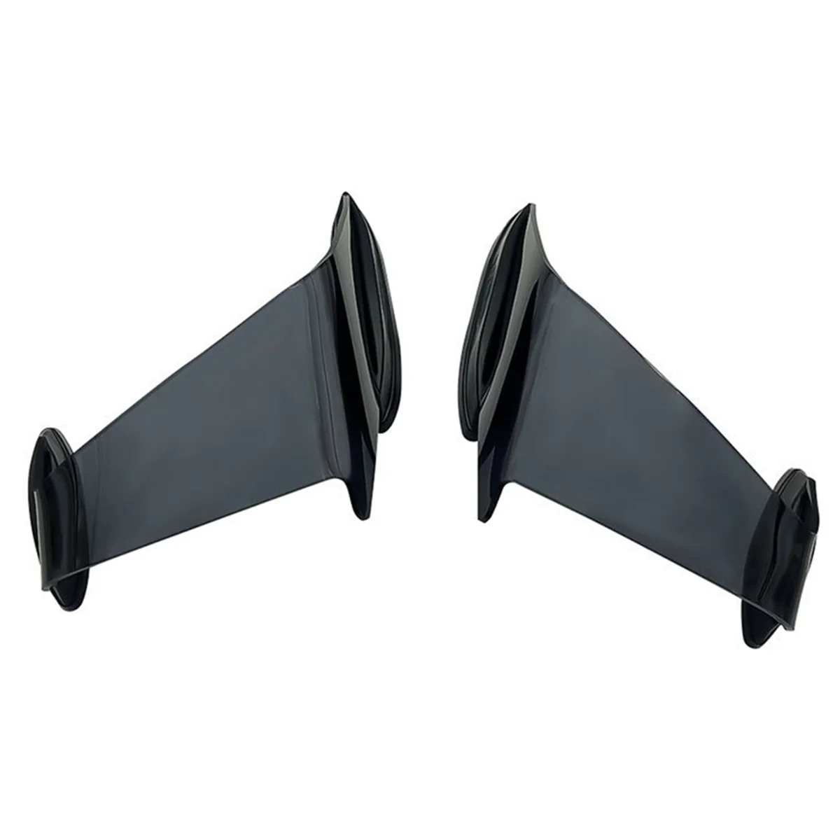 Motorcycle Fixed Wind Wing Wing Aerodynamic Fairing for Kawasaki ZX10R ZX-10R-Black