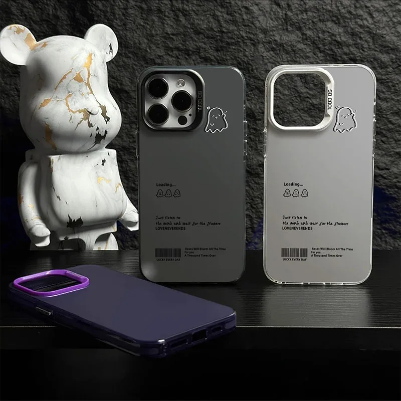 Elegant Senior Ghost Character Case - Sleek and Protective Cover Design
