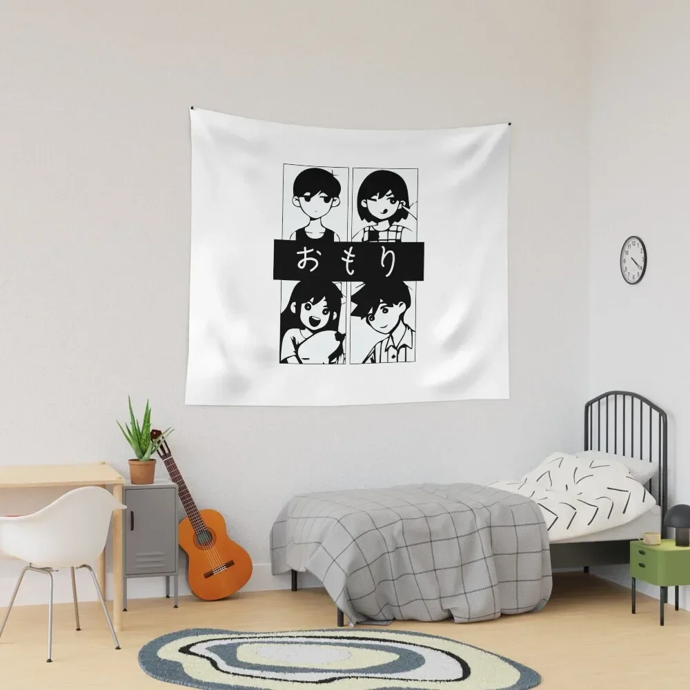 

omori Tapestry Art Mural Cute Room Decor Room Decor Aesthetic Tapestry