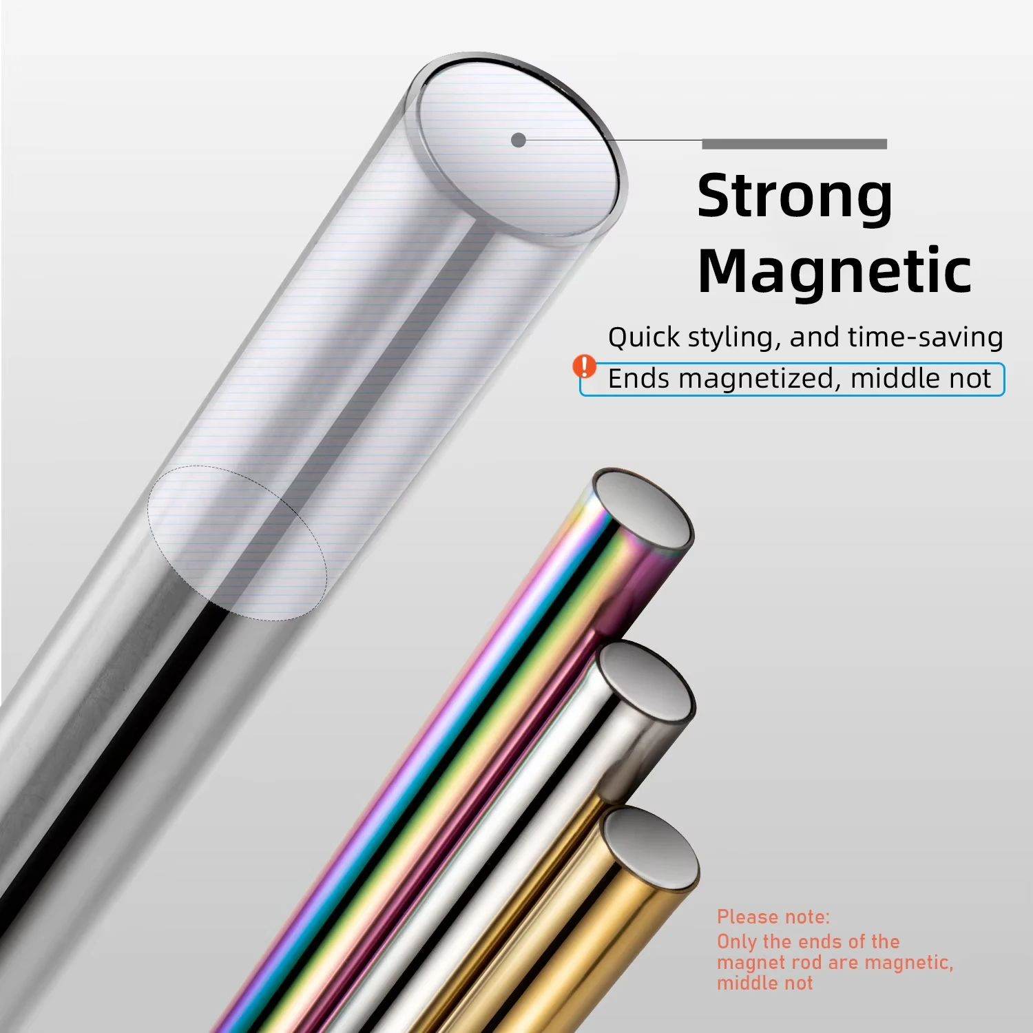 Strong Magnetic Force Cat Eye Nail Magnetic Stick Nail Art Magnetic Pen 3D Cat Eye Painting Nails Cat's Eye Nail Tools