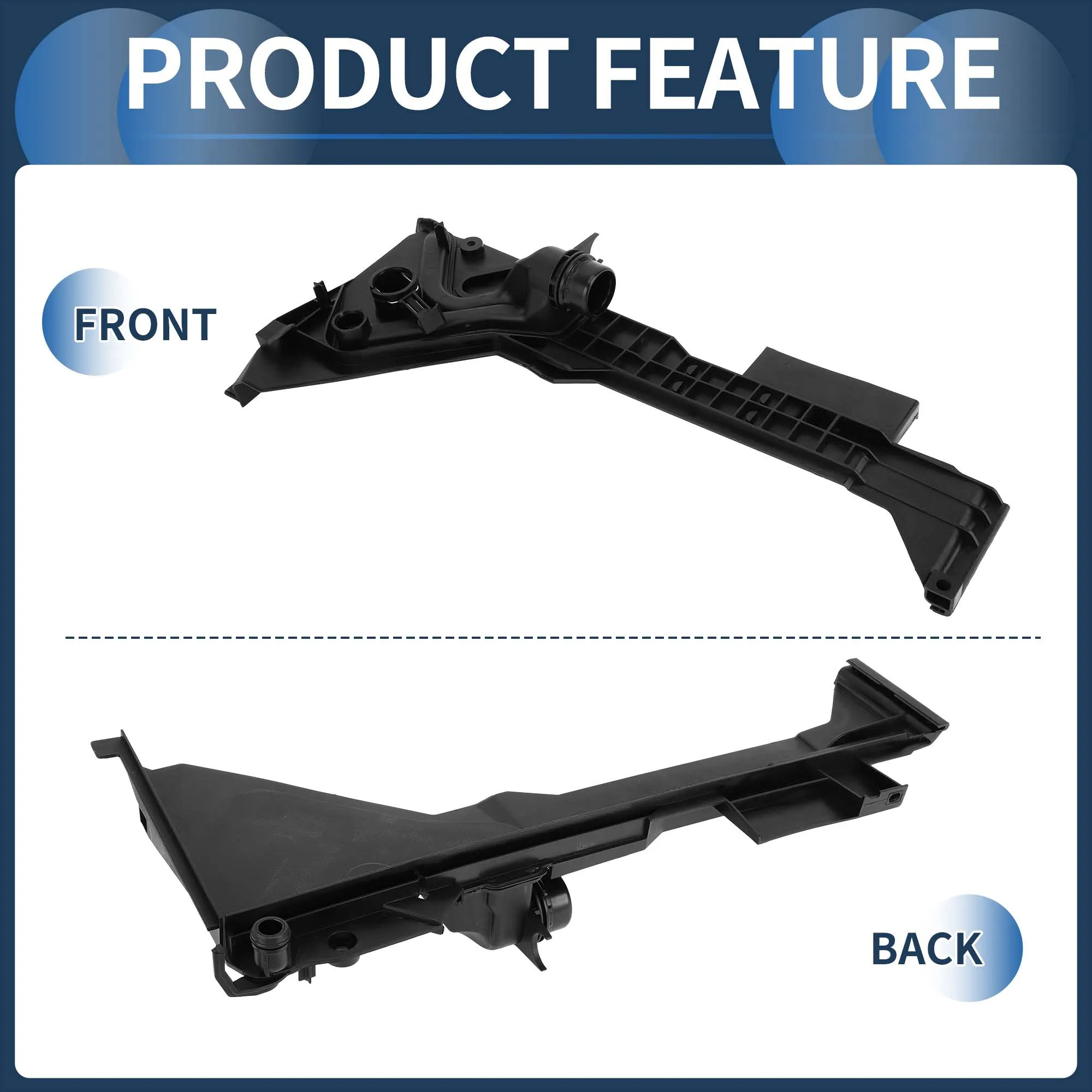 UXCELL 자동 변속기 라디에이터 냉각수 탱크 장착 플레이트, BMW X3 2004-2010 L6 2.5L 3.0L용 저장소 병 브래킷