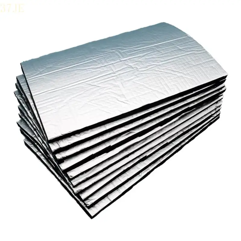 37JE Pack Of 10 Car Deadening Soundproofing Mats for Noise Reduction Heat Insulation