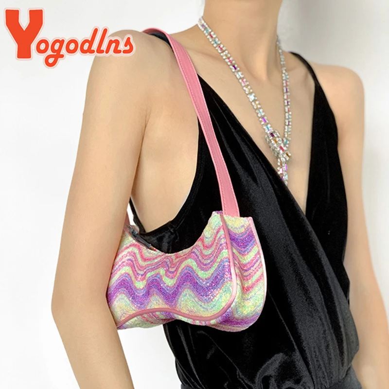 Women Shoulder Bag Fashion Travel Handbags PU Leather Casual Elegant Exquisite Y2K Spice Girl Pink Designer Handbags