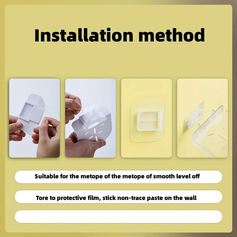 Camera Storage Shelf 1/2pcs Wall Mount Floating Stand Shelf Security Camera Mini Bedroom Bathroom Camera Shelf Monitoring Tray Organization Storage