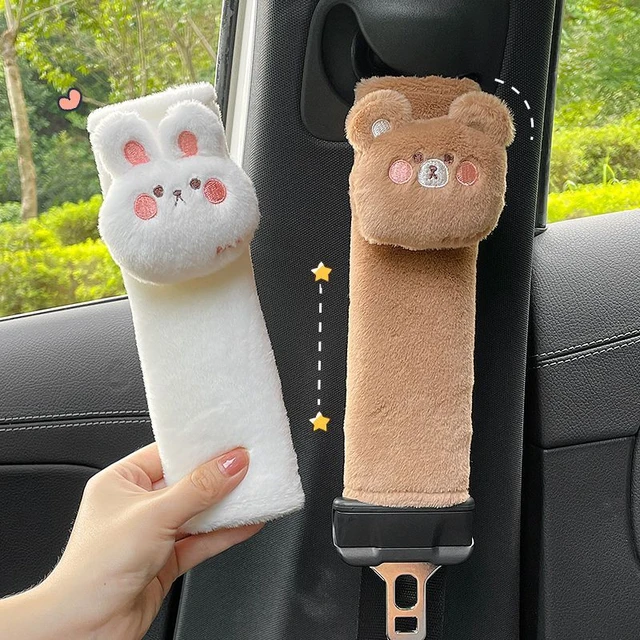 Housse de ceinture de siège de voiture, jouet dessin animé mignon pour bébé  Style frites modèle Hamburger en peluche, coussinets de siège de voiture  pour adultes 2 pièces - AliExpress