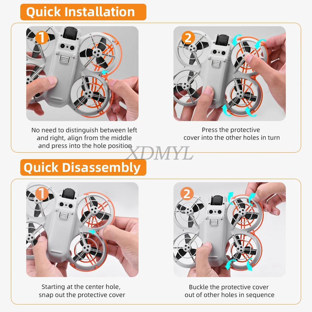 Description Picture 5 of itemAnti-Scratch Ring for DJI NEO Quick Release Paddle Protection Cover Blade Prop Bumper Spare Gimbal Bumper Blade Drone Accessory