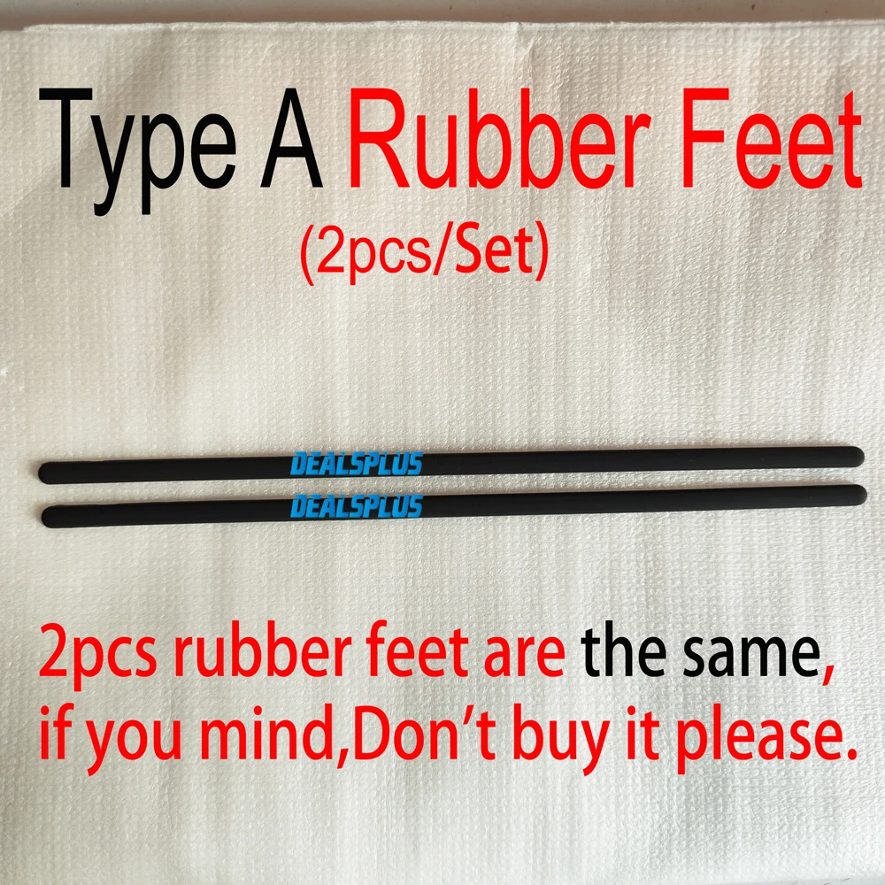 2PCS/Set New Replacement Gray Bottom Case Cover Rubber Feet Non-Slip Bumper Feet Strips For Dell Latitude 7300 E7300
