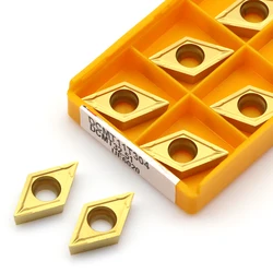 10Pcs DCMT 11T304 VP15TF UE6020 US735 Internal Turning Tool CNC Carbide Insert DCMT11T304 Carbide insert Lathe cutter Tool