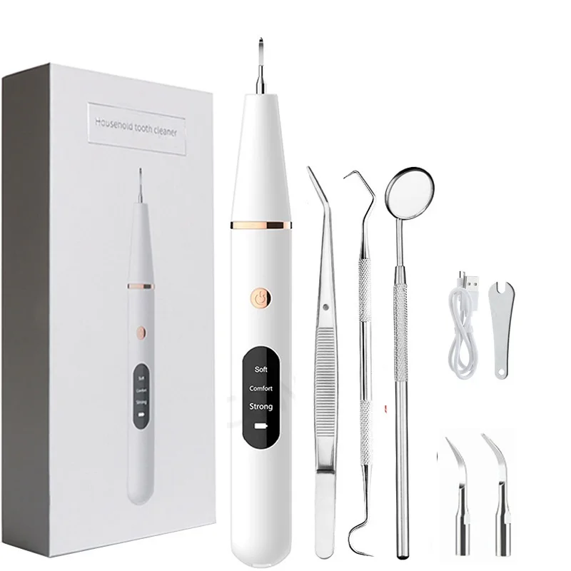 

Ultrasonic Electric Teeth Cleaner Dental Teeth Scaler Dental Plaque Tartar Stain Calculus Remover Teeth Whitening Tool Oral Care