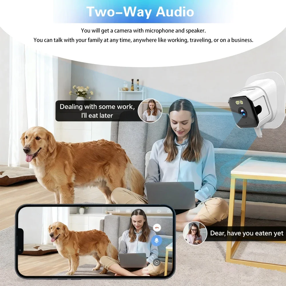 Mini Window IP Camera O-Kam Pro 5MP 5G 2.4G Wireless Easy Installation Secure Network Black Light Night Vision Human Detection 4