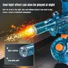 Children Simulated Flame Electric Water Gun Sensor Light High Pressure Automatic Watergun Summer Outdoor Beach Pool Toy for Kids 2