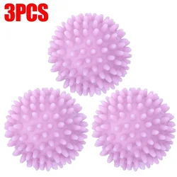 Eco - Friendly Reusable Laundry Softening Balls for Enhanced Cleaning and Drying Efficiency (Purple 3pcs)