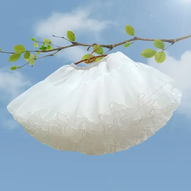 

Юбка в стиле "Лолита" MAGOGO, четырехслойная мягкая пряжа, ежедневная одежда без косточек, для косплея, стиль "Лолита", женская одежда