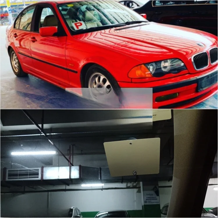 홍콩 새로운 드라이버 P 라이센스 연습 플레이트 맞춤형 자동차 데칼 P 기호 초보자 운전자를위한 행운의 장식 스티커