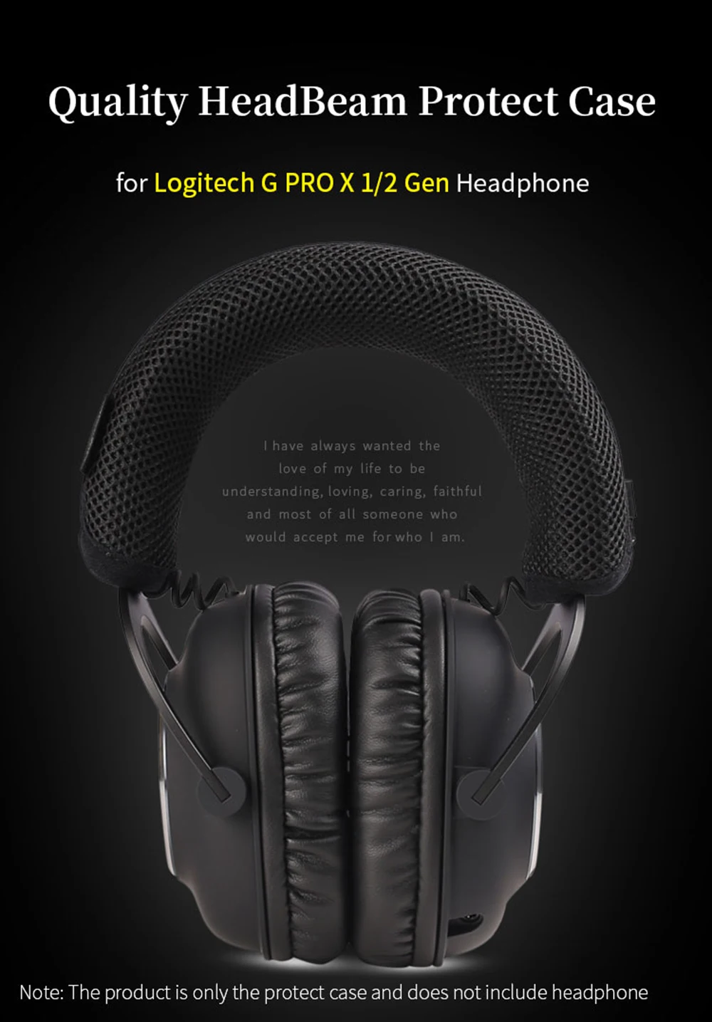 Headphone Head Beam Cover for Logitech G PRO X 1/2 Gen Earphone Protective Case GPROX Headset Headbeam Protector Sleeve